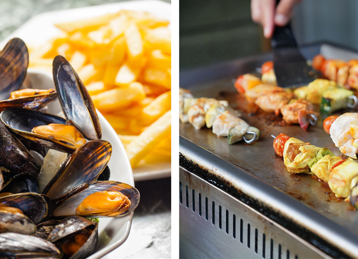 moule frite et plancha
